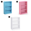 Furinno 14151R1 Series JAYA Simple Home 3-Tier Adjustable Shelf Bookcase