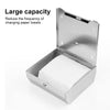 Brushed Stainless Steel Metal Fold Paper Hand Towel Wall Dispenser Convenient