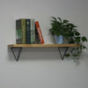 2Pcs Durable Hairpin Industrial Wall Shelf Support Bracket Metal Prism Mount UK