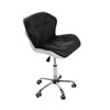 Office Chair PU Leather Lift Swivel Chair Comfy Padded Seat Chair Armless Chairs