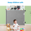 Retractable Pet Dog Gate Safety Guard Folding Baby Toddler Stair Gates Isolation
