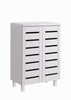 2 Door Shoe Storage Cabinet Footwear Stand Rack Unit Cupboard Sideboard White