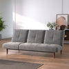 Foldable Multi Angle Adjust 3 Seater Sofa Bed Velvet Tufted Couch Settee Sofabed
