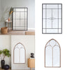 Window Style Mirror Home Decoration Wall Mount Fireplace Hallway Outdoor Mirror