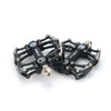 2X Mountain Bike Pedals Flat Platform Aluminum Alloy Sealed Bearing Pedals