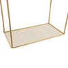 2pcs Wall Floating Shelf Metal Wire Cube Display Rack Shelving Unit Small+ Large