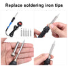 60W Soldering Iron Kit Electronics Welding Irons Solder Tools Adjustable Temp