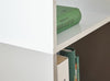 DELTA RANGE LAMP TABLE SPACIOUS SHELVES BED SIDE END TABLE WHITE/GREY