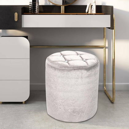 Dressing table broken velvet stool mini chair round Footrest crushed velvet