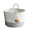 Soft Basket Hamper Woven Storage Bucket Bin Box for Nursery Laundry Toys Clothes