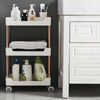 2/3/4 Tiers Slim Kitchen Utility Cart Storage Trolley Bathroom Shelves Organiser