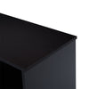 L-Shaped Home Office Desk Corner Computer Desk Black/White for Home Study Work