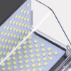 2xSolar Powered Garden Wall Light 206LED PIR Motion Sensor Security Lamp Outdoor