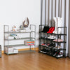 4 Tier Shoe Rack Shoe Tower Shelf Shoe Storage Organizer Cabinet Holds 16 pairs