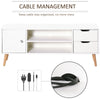 Modern TV Stand Media Console Table Cabinet W/ Storage Shelf Drawers Living Room