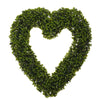 Artificial Topiary Boxwood Hanging Fake Trees Heart Garden Love Wedding Wreath