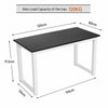 PC Computer Office Desk Corner Wooden Metal Desktop Table Home Study Workstation