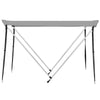 2Bow Bimini Top Grey 160cm Water Resistant Boat Canopy Canvas Cover Anti-UV E8X6