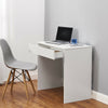 Simple Budget Computer Desk Wooden Small Table With Sliding Drawer Tray