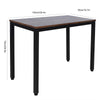 Vintage Writing Desk Office PC Computer Table Industrial Workstation Furniture
