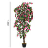 Artificial Potted Tree Palm/Bamboo/Flower Indoor Outdoor Realistic Plant Decor
