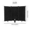 Foldable Microphone Isolation Shield Studio Mic Sound Foam Absorbing Reflector