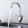 Kitchen Faucet Sink Mixer Water Tap 360° Swivel Spout With Pull Out Spray 2 Hose
