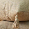Linen Cotton Pillow Cover With Tassels Home Decor Cushion Cover 45x45cm