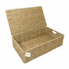 Woodluv Seagrass Under Bed Storage Box Chest Basket -Large or Extra Large