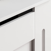 Vida Designs Milton Radiator Cover Modern White Painted MDF Cabinet, Small