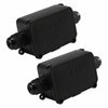 2/3 Way Outdoor Waterproof IP66 Underground Cable Connectors Junction Box Black