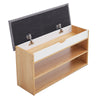 Shoe Bench Shoes Storage Rack Cabinet Organise Cushion Padded Seat Hallway Stool