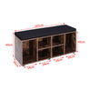 Wooden Shoe Rack Padded Cabinet Bench Storage Cupboard Organizer Holder