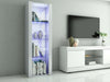 High Gloss Fronts and Matt Body Cabinet Display Sideboard Cupboard RGB LED Unit