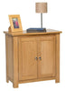 Small Oak Storage Cupboard | Wooden Filing Cabinet Shoe Organiser Bathroom Unit