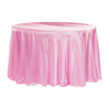120" Inch Round Satin Tablecloth Wedding Party Table Cover Cloth Decor Baby