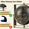 Geographic 10 Inch World Globe 720° Swivel Educational Rotating Desktop Globe