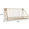 Metal Wire Wall Shelf Hexagon / Round Wall Floating Shelf Display Storage Rack