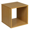 FREE STANDING CUBE 2 3 4 TIER WOODEN BOOKCASE STORAGE SHELF UNIT DISPLAY WOOD