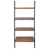 4-Tier Ladder Shelf Bookcase Bookshelf Plant and Flower Stand Industrial Storage