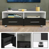 Modern TV Unit Cabinet Stand High Gloss Doors 100cm with LED Lights Drawers