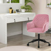 Office Chair Velvet Home Swivel Computer Desk Chair Ergonomic Adjustable Back