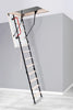 Metal Wood Folding Loft Ladder Hatch 55cm x 110cm (H-280cm) Timber Attic Stairs