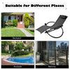 Orbital Lounger Outdoor Patio Rocking Chair Folding Zero-Gravity Rocker W/Pillow