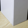 Mondeer Radiator Cover Wall Cabinet MDF Wood Grill Shelf White Rhombic Bars XL