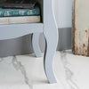 Bedside Chest Side Table with Drawers Cabinet Camille Grey