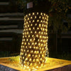 Solar Powered LED Mesh Net Curtain String Fairy Lights Home Party Garden Outdoor