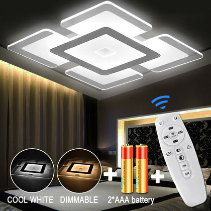 LED Ceiling Lights Square Panel Down White Kitchen Bedroom Living Room Wall Lamp