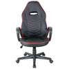 Vinsetto PU Leather Office/ Gaming Chair Adjustable Padded Swivel Black/Red