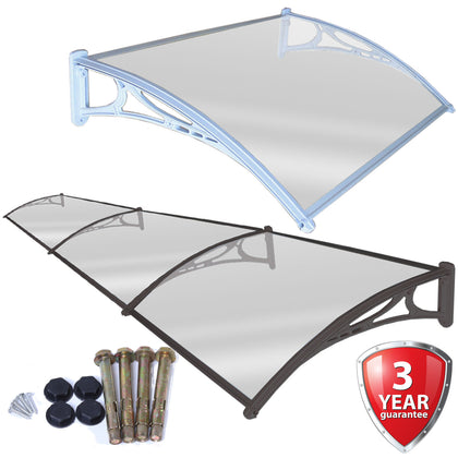 Door Canopy Roof Shelter Awning Shade Rain Cover Porch Front Back Outdoor Patio